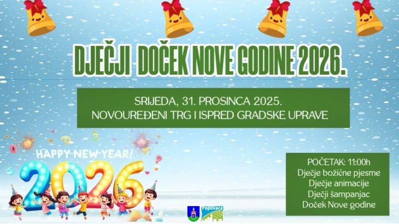 Dječji doček Nove godine 2026.
